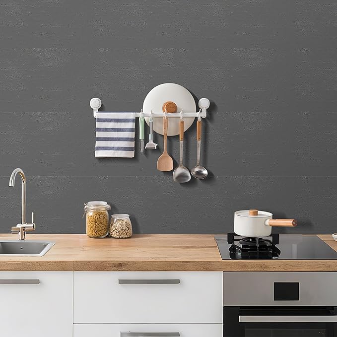 KASARO 3D Faux Stone Wall Panels, 4 PCS MCM Flexible Wainscoting Panels for Exterior/Interior Decor, Modified Clay Material, Accent for Home, Art, Commercial, Cement Grey, 47.2 × 23.6 inch