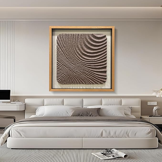 LIUZEYUE - Modern abstract 3D relief art wall decoration painting compatible with various 59"x59"