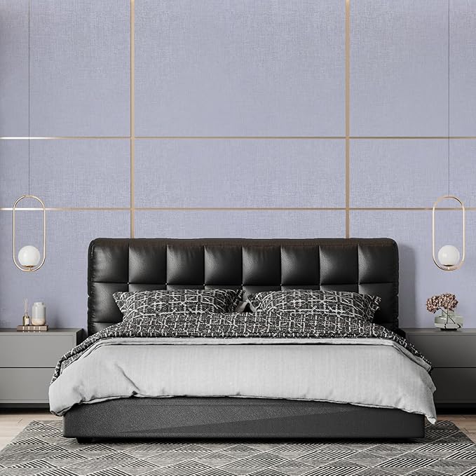 CAX Grasscloth Peel and Stick Wallpaper Silver Contact Paper 15.7"x276" Fabric Peel and Stick Wallpaper Self-Adhesive Removable Wall Paper Waterproof Faux Linen Wall Papers for Living Room Cabinets