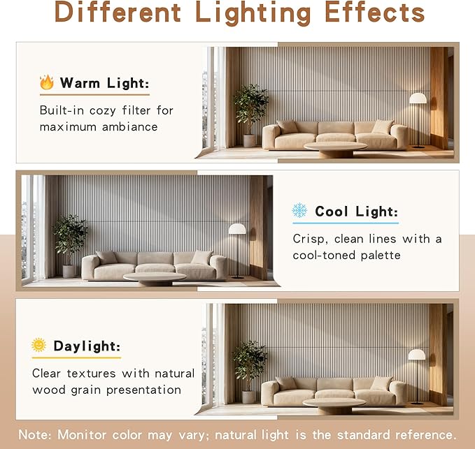 10 Pack Large Acoustic Panels 47.2”x23.6”, Decorative Acoustic Wall Panel, Sound Proof Panel with Simulated Wood Grain Finish, for Office,Home Theater,Studio,Living Room, Natural Oak