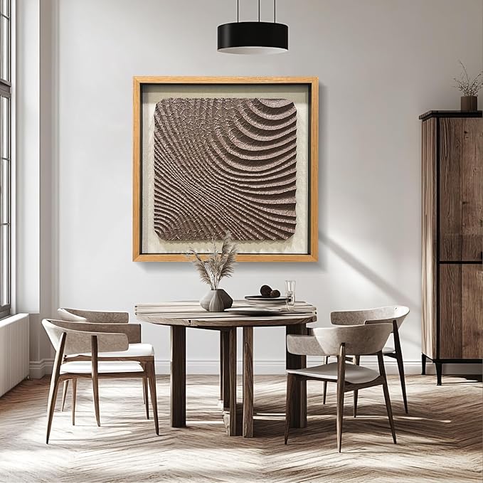 LIUZEYUE - Modern abstract 3D relief art wall decoration painting compatible with various 31.5"x31.5"