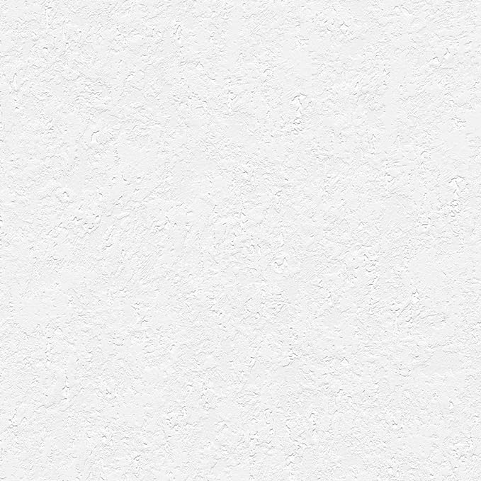 Manhattan Comfort Sophia Series Vinyl Textured and Paintable Design Large Wallpaper Roll, 21" W x 33' L, White