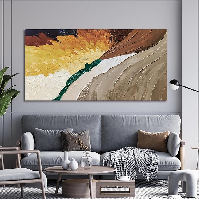 Canvas Wall Art Decor Wall Art Pictures for Living Room Large Modern Wall Art Abstract Canvas Art Wall Decor Abstract Colorful Wall Art Prints Large Artwork for Walls Home Office Decor 29" X 58"