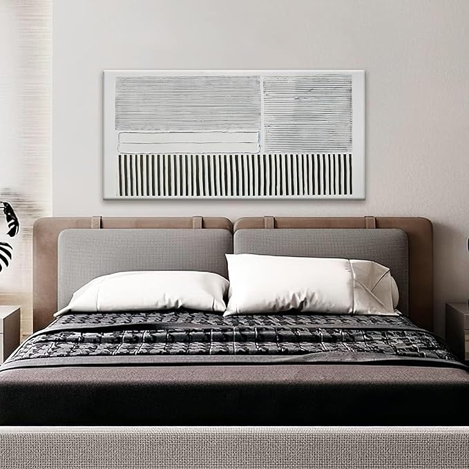 Canvas Wall Art Decor Modern Canvas Wall Art For Living Room Abstract Art Black and White Wall Art Decor Abstract Wall Art Prints Canvans Art Work For Bedroom Office Kitchen Wall Decor 20" x 40"