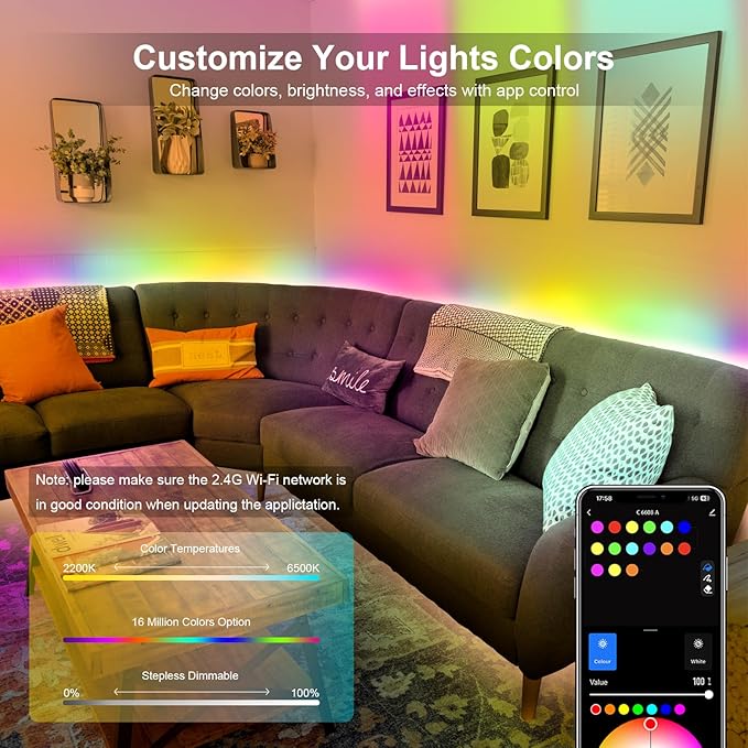 APPECK Wall Washer Light Bar 2 Pack, 30W RGBCW Stage Wash Light Bars, RGB Lights Bar, IP67 Waterproof & 16 Million Colors&Timing& Music Sync, for Commercial Lighting, Birthday Party, Garden Lighting