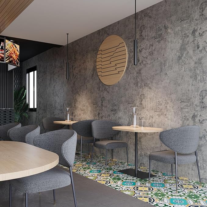 BAYYA Concrete Wallpaper Peel and Stick Grey/Brown/Beige Cement Contact Paper 15.8"x1181" Industrial Style Self Adhesive Waterproof Removable Wall Covering Wall Paper Vinyl Film Furniture Stickers