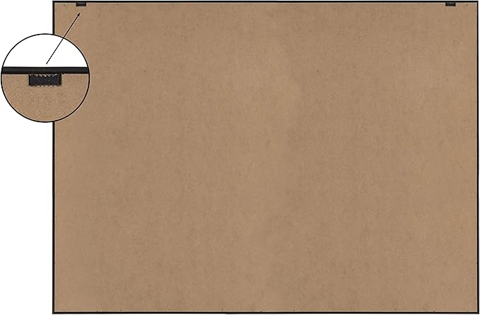 Kate and Laurel Sylvie Minimalist Evergreen Trees Sketch Framed Canvas Wall Art by The Creative Bunch Studio, 31.5x41.5 Natural, Modern Minimal Tree Line Wall Art