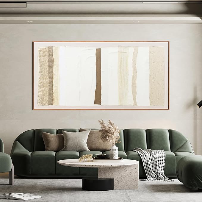 Abstract Canvas Wall Art Decor Wall Art Pictures for Living Room Large Framed Wall Art Prints Modern Boho Wall Art Decorations Canvas Art Wall Decor 29" X 58" Artwork for Walls Bedroom Office Decor