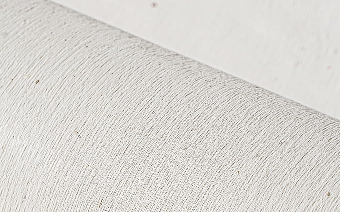 Natural White Wallpaper Grasscloth Textured Peel and Stick Wall Fabric&Wallpaper Self-Adhesive Wall Fabric&Wallpaper Removabl Easy to Clean for Bedroom,Living Room , Office.(16.5"x236.2") 2001