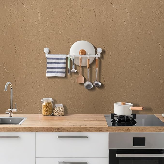 KASARO 3D Faux Stone Wall Panels, 4 PCS MCM Flexible Wainscoting Panels for Exterior/Interior Decor, Modified Clay Material, Accent for Home, Art, Commercial, Stone Yellow, 47.2 × 23.6 inch