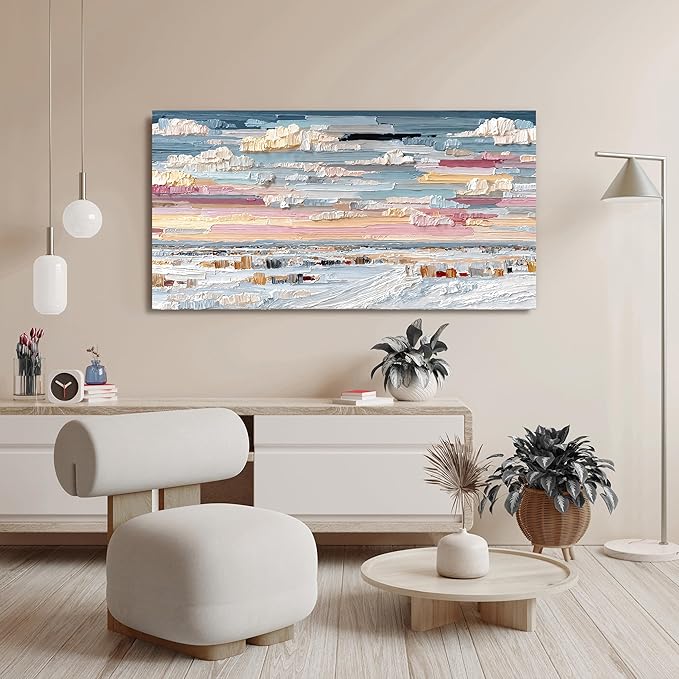 Abstract Canvas Art Wall Decor Wall Pictures For Living Room Canvas Wall Art Decor Colorful Abstract Wall Art Prints Modern Landscape Wall Art Decor Art Work for Walls Bedroom Office Decor 20" X 40"