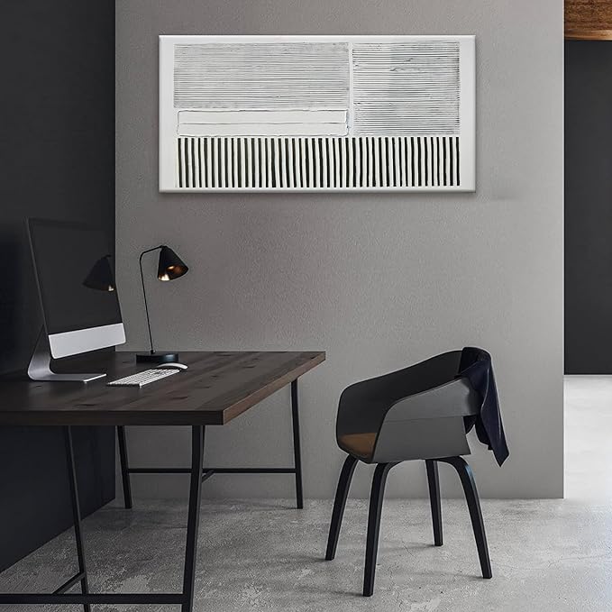 Canvas Wall Art Decor Modern Canvas Wall Art For Living Room Abstract Art Black and White Wall Art Decor Abstract Wall Art Prints Canvans Art Work For Bedroom Office Kitchen Wall Decor 20" x 40"