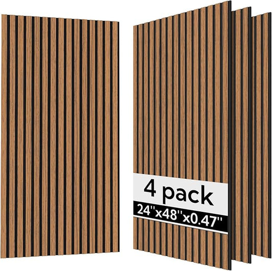 Olanglab Wood Veneer Acoustic Wall Panels, Cherry T
