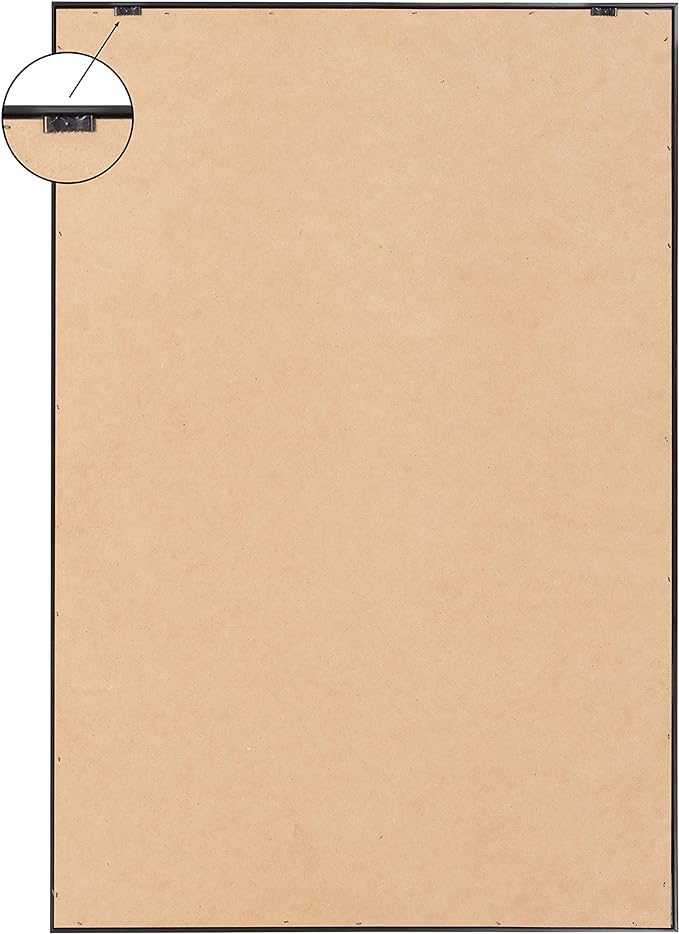 Kate and Laurel Sylvie Modern Circles and Going in Circles Framed Linen Textured Canvas Wall Art Set by Teju Reval of SnazzyHues, 2 Piece 23x33 Black, Decorative Abstract Art Prints for Wall