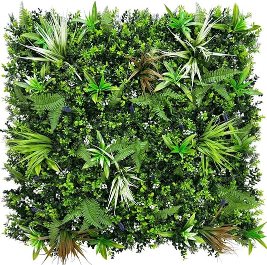 Artificial Boxwood Hedge Roll 40x40 Inch Faux Ivy Privacy Fence Panel for Outdoor Indoor Wall Decor Garden Yard Landscape