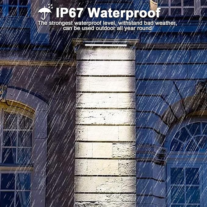 36W LED Wall Washer Light, 2FT 4000K Neutral White Outdoor Wall Washer Light Bar, 120V IP67 Waterproof LED Light Bar for Outdoor, Plug in (2 Pack)