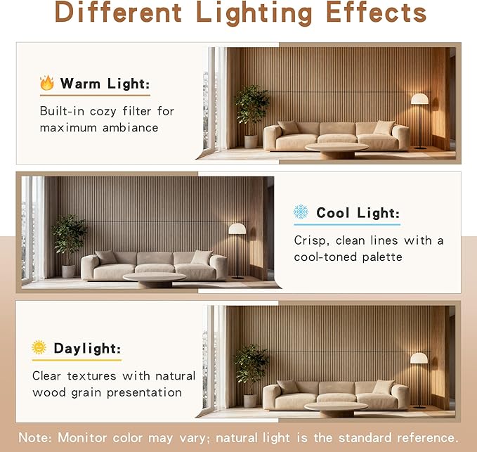 10 Pack Soundproof Wall Panels,Decorative Noise Dampening Panels,Sound Panels with Simulated Wood Grain Finish, 47.2”x23.6”,for Office,Home Theater,Studio,Living Room, Teak