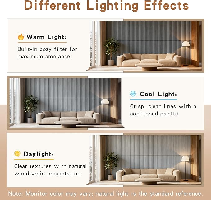 4 Pack Acoustic Panels for Wall, Soundproof Panels with Simulated Wood Grain Finish, 47.2”x23.6” Decorative Acoustic Wall Panel for Office,Home Theater,Studio,Living Room, Gray Oak