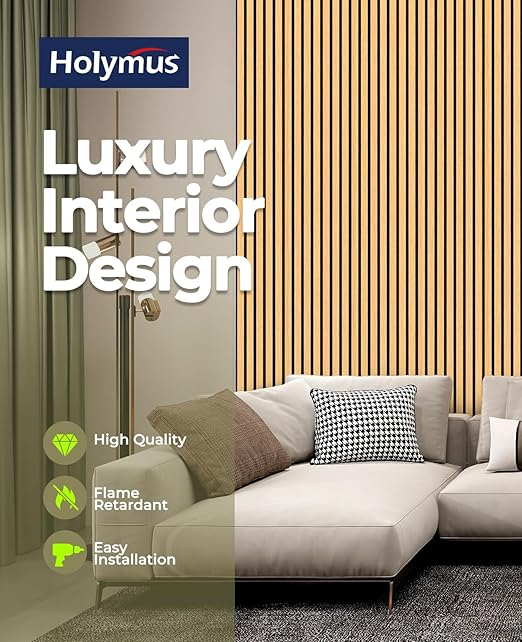 4 PCS Wood Slat Acoustic Panels for Stylish Decor and Noise Reduction(Sample Pack of Oak, Walnut Oak, Walnut, Matte Grey)