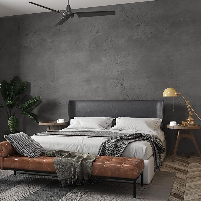 31"×591" Darker Grey Black Wide Concrete Wallpaper Peel and Stick Extra Thick 3D Dark Gray Faux Contact Paper Textured Stained Vinyl Wrap Matte Wall Sticker for Walls Bedroom Basement Bathroom
