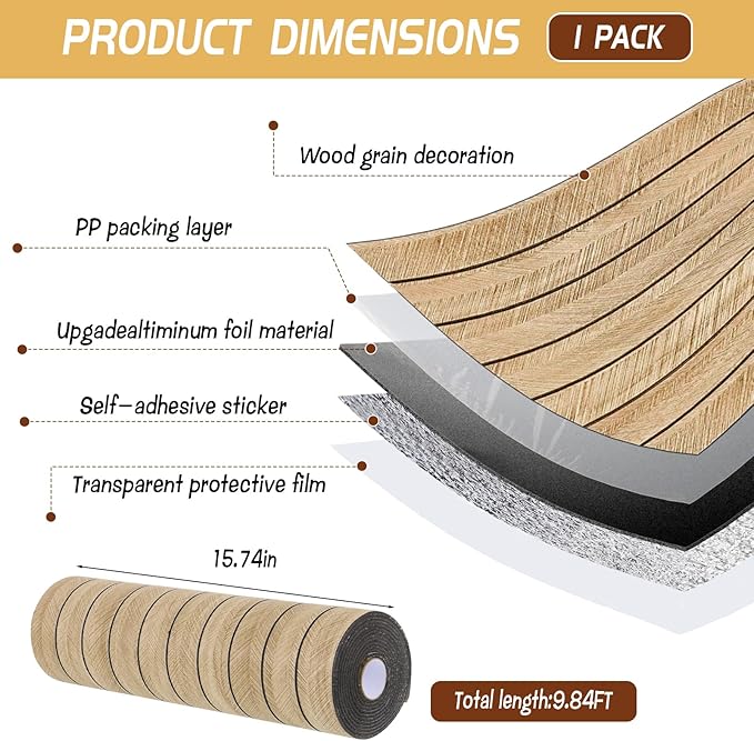 3D Slat Wall Panel Peel and Stick 118"x15.75"– Thick Soundproof Wood Wall Panels, Self-Adhesive Faux Wood Grain Wallpaper for Interior Wall Decor, Accent Wall, Ceiling (2 Roll)