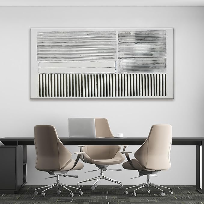 Canvas Wall Art Decor Large Canvas Wall Art For Living Room Abstract Art Black and White Wall Art Decor Abstract Modern Wall Art Prints Large Art Work For Bedroom Office Kitchen Wall Decor 29" x 58"