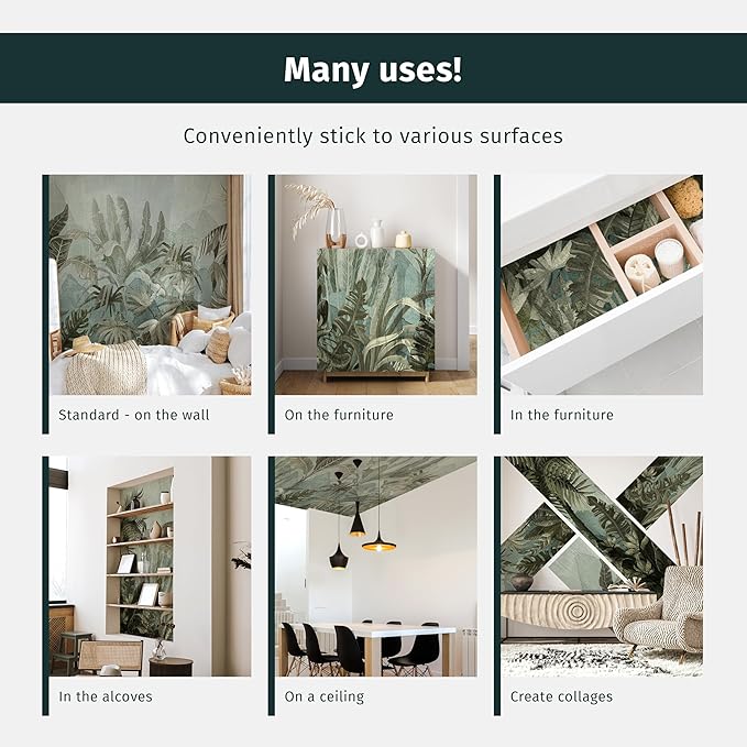 artgeist Wall Mural Stone Wall 77x55 in - XXL Peel and Stick Self-Adhesive Wallpaper Removable Large Sticker Foil Wall Decor Print Picture Design Marble Like Abstract 3D Black f-C-0456-a-a