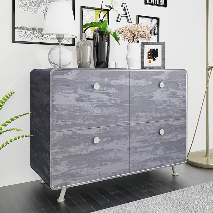 31.5x157inch Extra Wide Light Grey Concrete Wallpaper Peel and Stick Silver Grey Stained Contact Paper Matte Thick Self-adhesive Wall Paper Roll Waterproof Furniture Sticker Modern Industrial Style