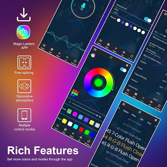 10Pcs RGB Hexagon Light Panels LED Wall Lights, Smart Modular Gaming Lights Creative Wall Lights with APP, Cool DIY Honeycomb Shape Panels Hexagon Lights with Music Sync for Indoor Decor