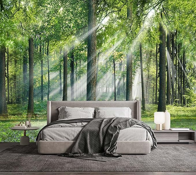 -Sunshine Forest Living Room Wallpaper XT24 M 140" x 91"