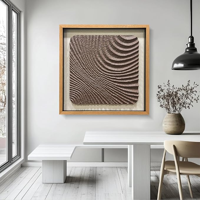 LIUZEYUE - Modern abstract 3D relief art wall decoration painting compatible with various 43.3"x43.3"