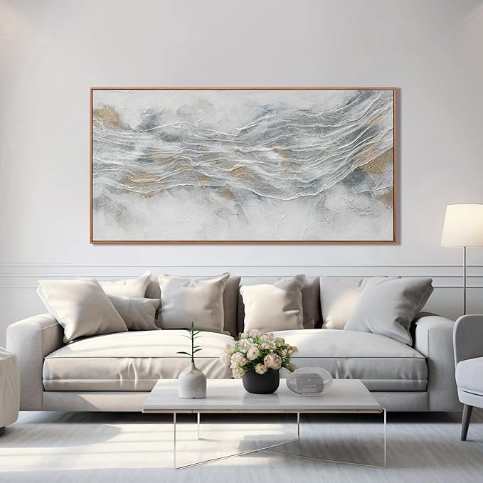 Abstract Canvas Wall Art Decor Modern Wall Art Pictures for Living Room Abstract Canvas Art Wall Decor Large Framed Wall Art Prints Large Artwork for Walls Bedroom Office Decor 29" X 58"