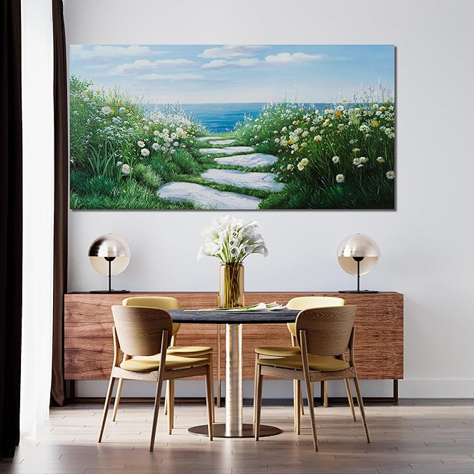 Canvas Wall Art Decor Large Wall Art for Living Room Canvas Art Wall Decor Nature Landscape Wall Art Decor Pictures Coastal Wall Art Prints Artwork for Walls Bedroom Office Wall Decor 24" X 48"