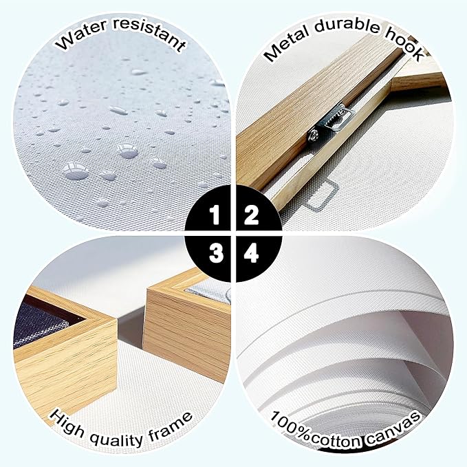 Abstract Painting Wall Art Black and Gold Picture for Living Room Retro Home Bedroom Decoration Modern Framed Artwork Decor 29X58IN