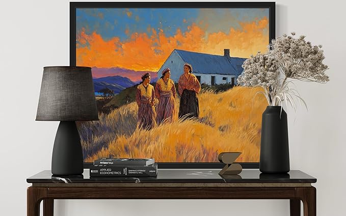 New Zealand Art Print Poster, Asia Oriental Countries Culture Wall Art Asian Paintings for Bedroom Bathroom Living Room Decor 97 (New Zealand, 16 x 20 inches, Black Frame)