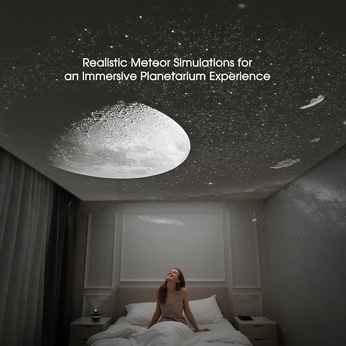 L LOHAS LED Galaxy Projector, Star Projector Planetarium Night Light, 13 in 1 HD Space Night Light Projector with Light Strip Meteor for Kids Bedroom Birthday Christmas Gift