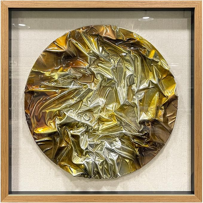 LIUZEYUE - Hand crafted leather Artwork 3D Wall Artwall decorations for living room 59"x59"