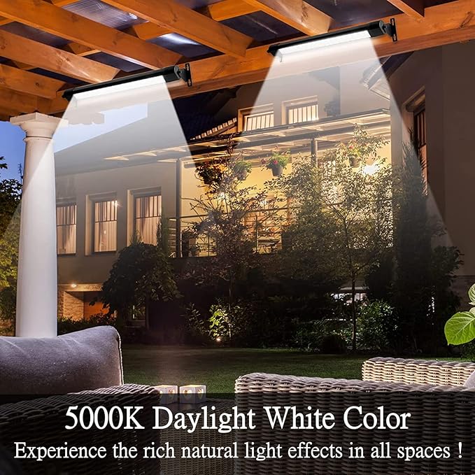 Outdoor Wall Washer Lights 2 Pack,36W 5000K Daylight White Wall Washer Lighting,2FT 120V LED Linear Wall Wash Light Bar for Garden,Backyards,Building,Courtyards Lighting