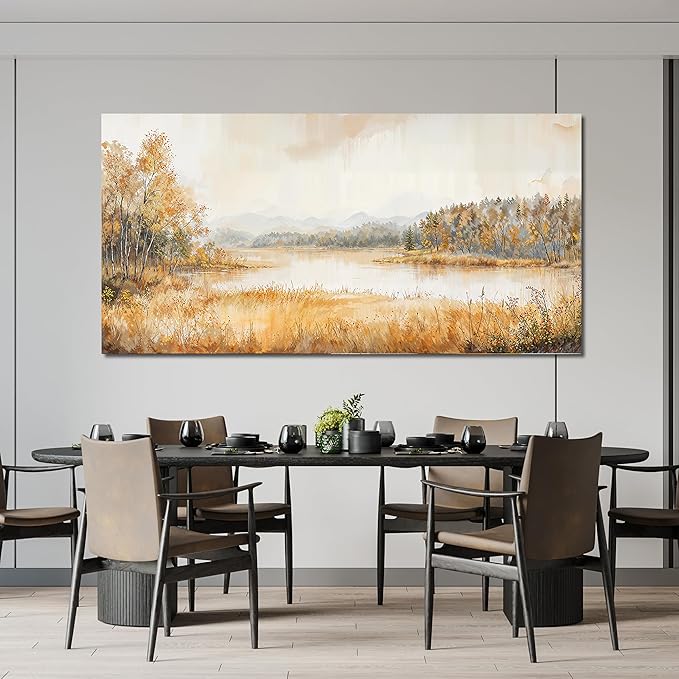 Canvas Wall Art Decor Large Wall Art Pictures for Living Room Art Work for Wall Decor Oversized Coastal Landscape Wall Art Decorations Prints Artwork for Walls Bedroom Home Wall Decor 29" X 58"