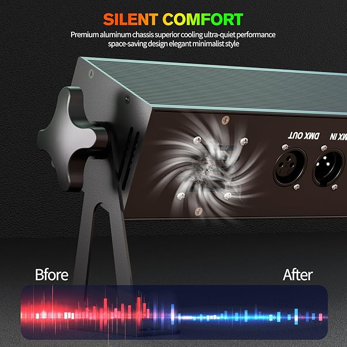 150W Stage Light Bar 14 LED RGBW COB Wall Washer DJ Light Bar with DMX512 Pixel Control,Auto, Sound-Activated, Master/Slave for Event Party Church Wedding Stage Lighting