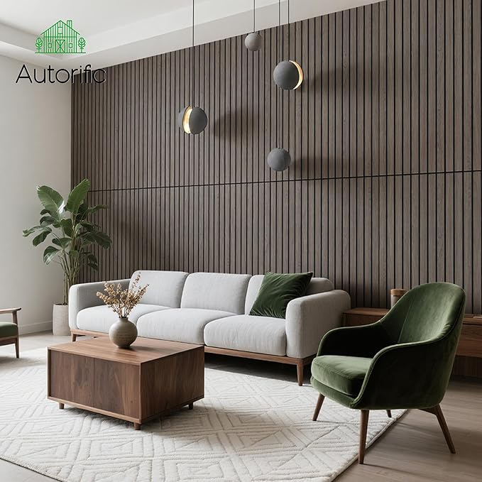 10 Pack Acoustic Panel, 47.2”x23.6” Acoustic Panels for Wall, Decorative Large Acoustic Panels with Wood Finish, for Office,Home Theater,Studio,Living Room, Walnut