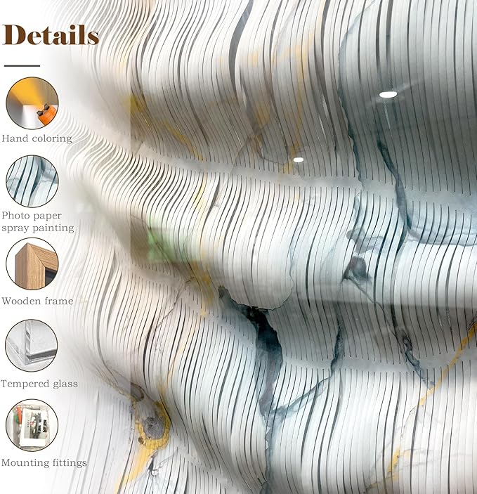 LIUZEYUE - Hand crafted Paper Artwork 3D Wall Art living room wall decor modern 27.6"x39.4"