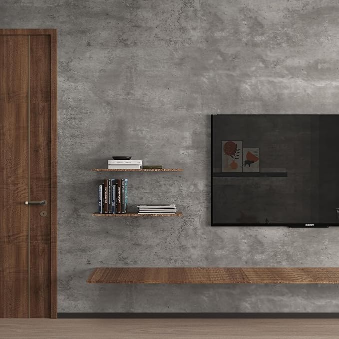 31"×591" 3D Extra Wide Thick Grey Concrete Wallpaper Peel Stick Large Size Light Gray Concrete Cement Contact Paper Vinyl Stained Matte Textured Wall Sticker for Office Bathroom Bedroom Walls