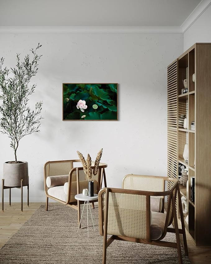 Oriental Beauty: Stunning Feng Shui Landscape Wall Art Prints for Home Decor in 3 Sizes (Serenity of a Lotus Blossom, 20" x 30")
