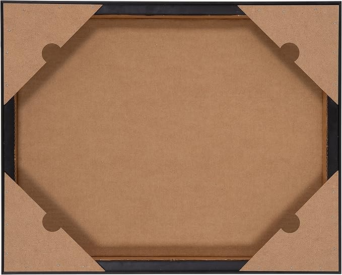 Kate and Laurel Sylvie Minimalist Evergreen Trees Sketch Framed Canvas Wall Art by The Creative Bunch Studio, 28x38 Natural, Modern Minimal Tree Line Wall Art