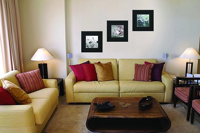 100% Handmade Embroidery Framed Red Crowned Japanese Cranes & Cherry Blossoms Oriental Wall Hanging Art Asian Decoration Tapestry Artwork Picture Gifts 31074WFB1