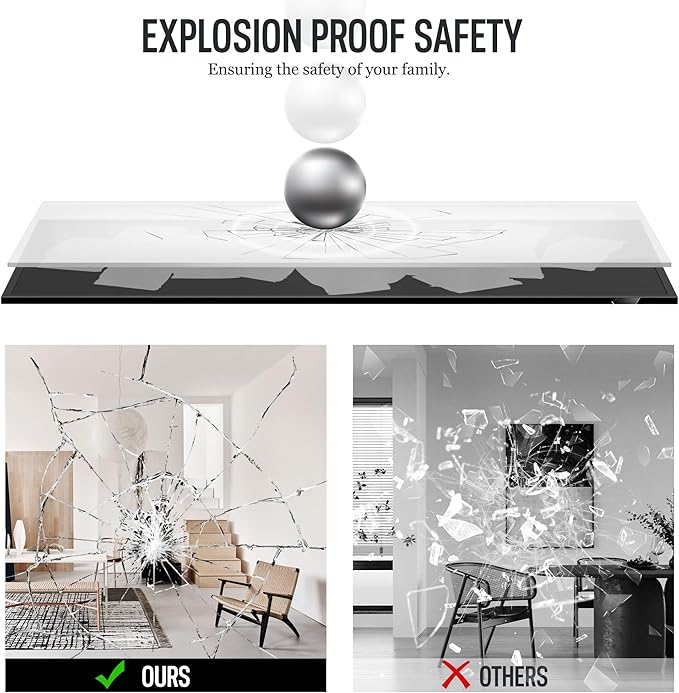 Wall Mirror, Full Length Floor Mirror, Mirror Decorative Wall Art with Graffiti Design, Large Full-Length Mirror for Hallway, Living Room 28"X56"