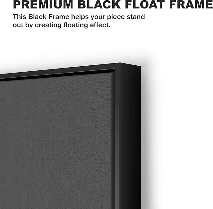 Japanese Temple in Autumn Black White Red Canvas Art Wall Art Home Decor (45in x 30in Modern Black Framed)