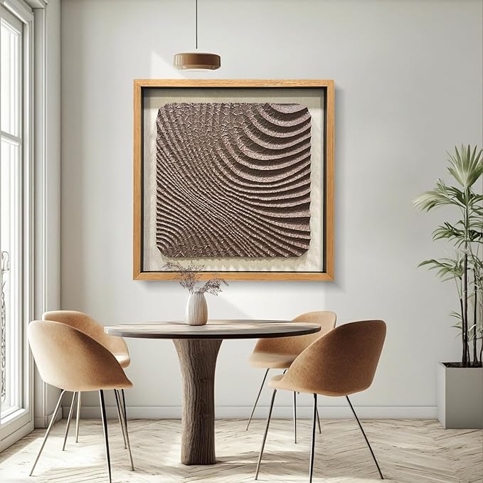 LIUZEYUE - Modern abstract 3D relief art wall decoration painting compatible with various 43.3"x43.3"