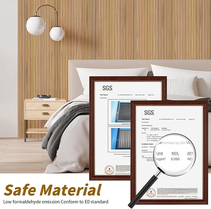 4-Piece Acoustic Wood Wall Panels for Wall and Ceiling, 3D Fluted Soundproof Wood Slat Wall Panels for Interior Wall Decor, 94.5" x 7.9"-Warm Teak